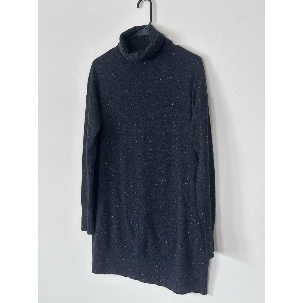 Everlane 100% Cashmere Turtleneck Speckled Minimalist Cozy Dress Womens Size S - Picture 2 of 12